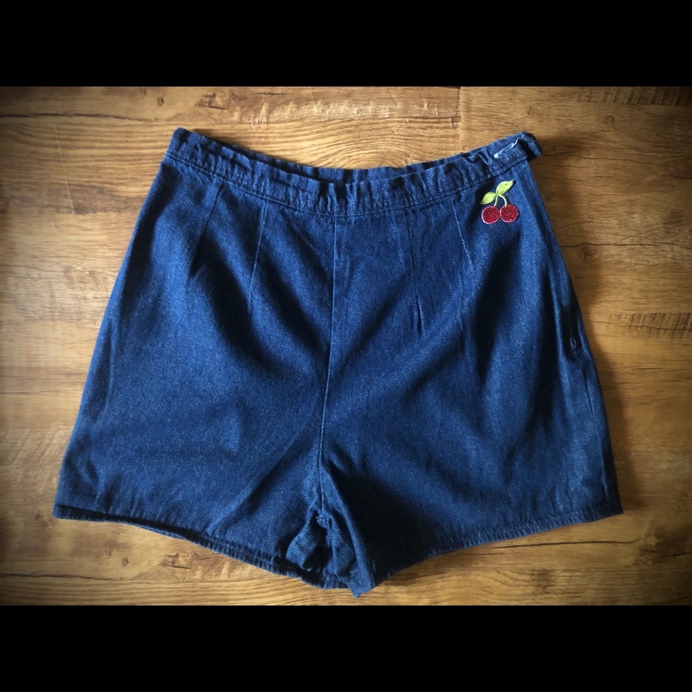Vintage Pinup Denim Shorts